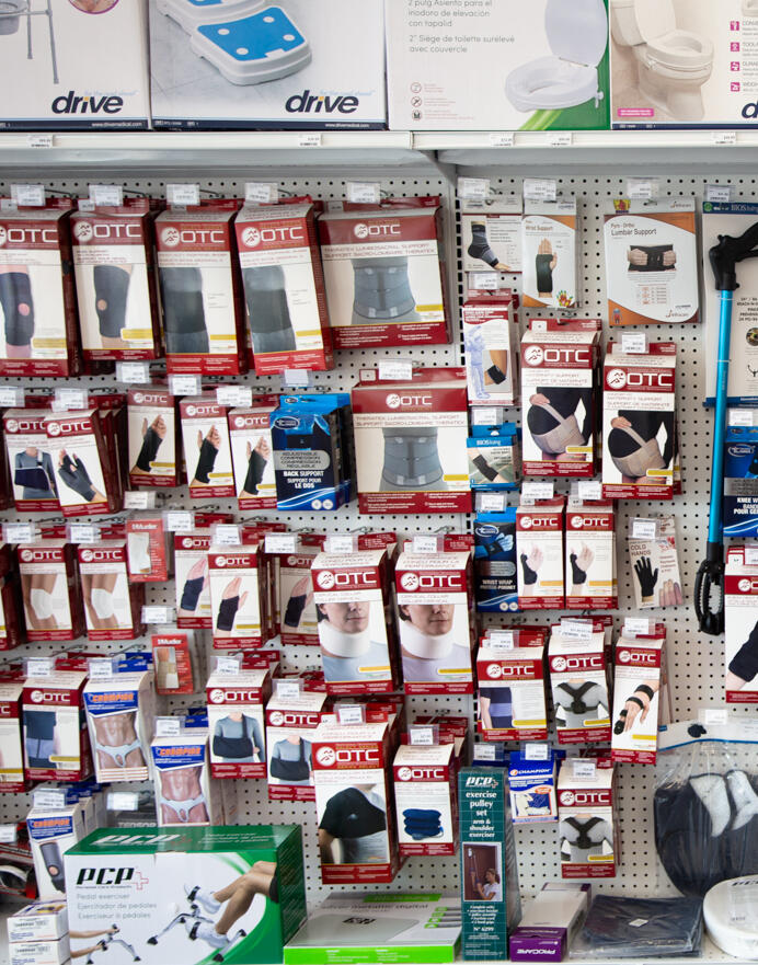 A person in a wheelchair outside